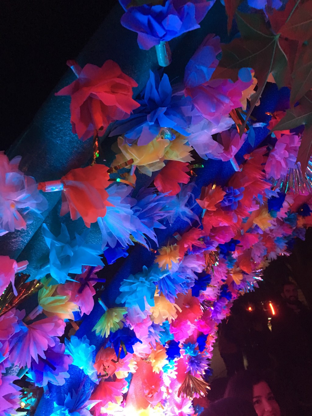 paper flowers in summer